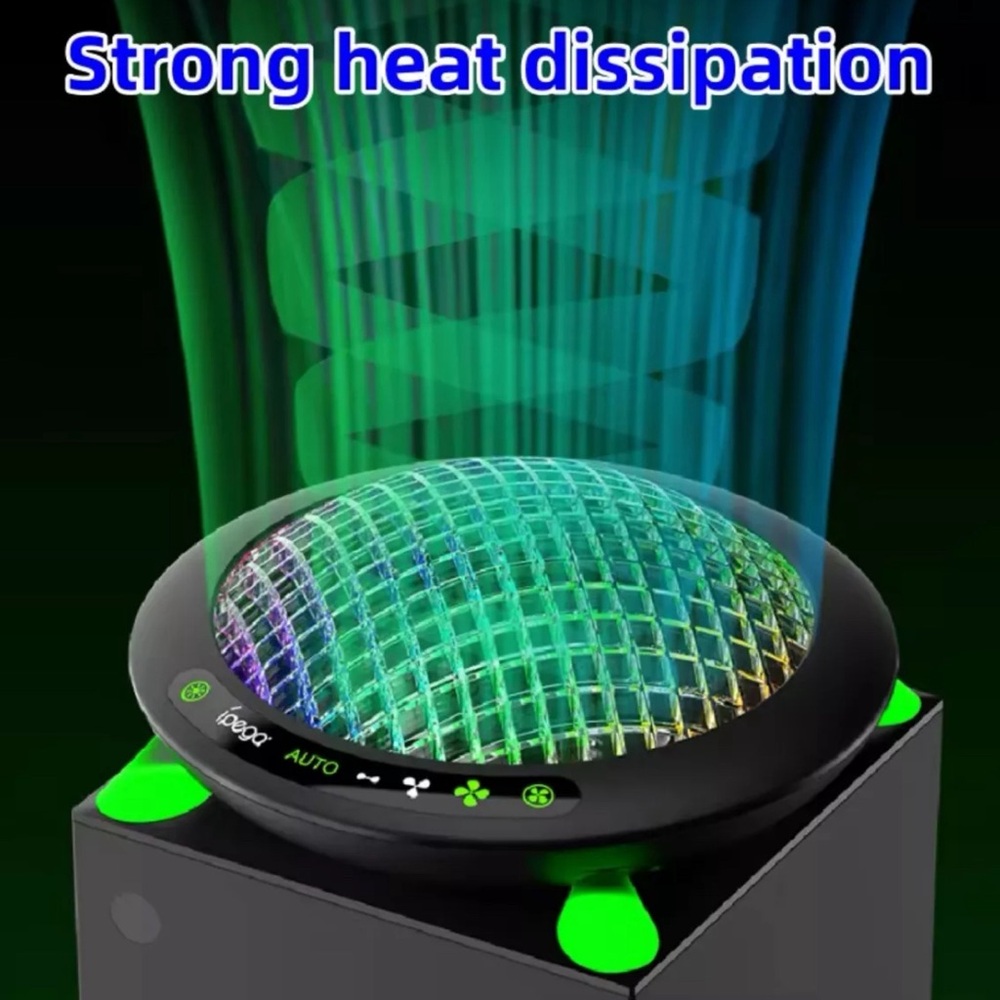 New UFO Cooling Fan for Xbox Series X Auto Mode System Led Lights Outer space - Picture 3 of 6